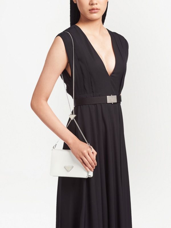 Prada triangle-logo small shoulder bag - Image 7