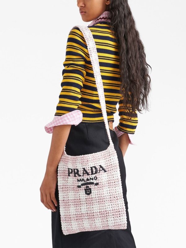 Prada Small Raffia bag - Image 7