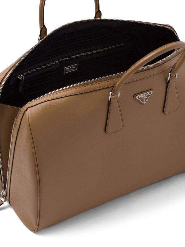 Prada triangle-logo leather bag - Image 7