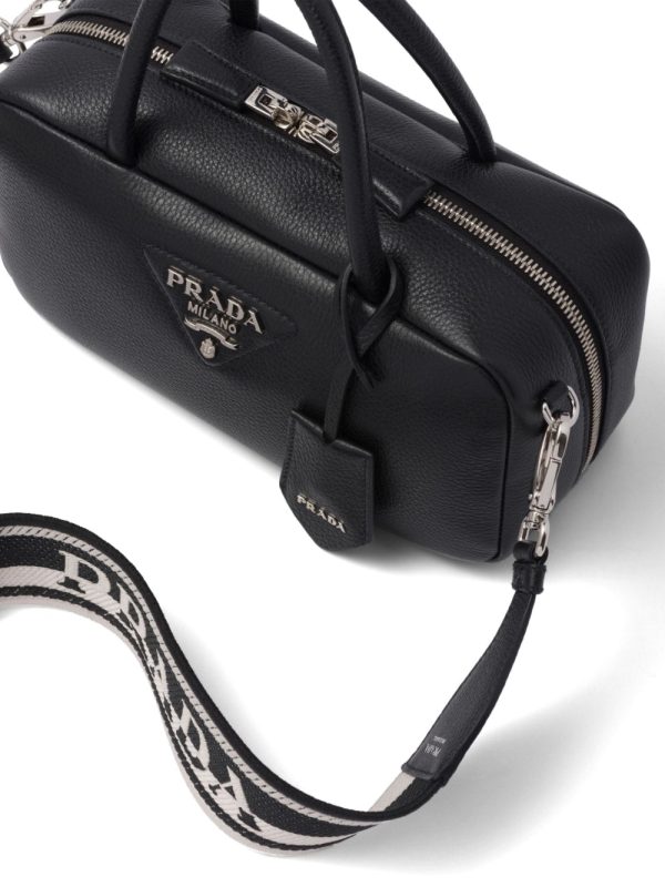 Prada logo-lettering top-handle bag - Image 7