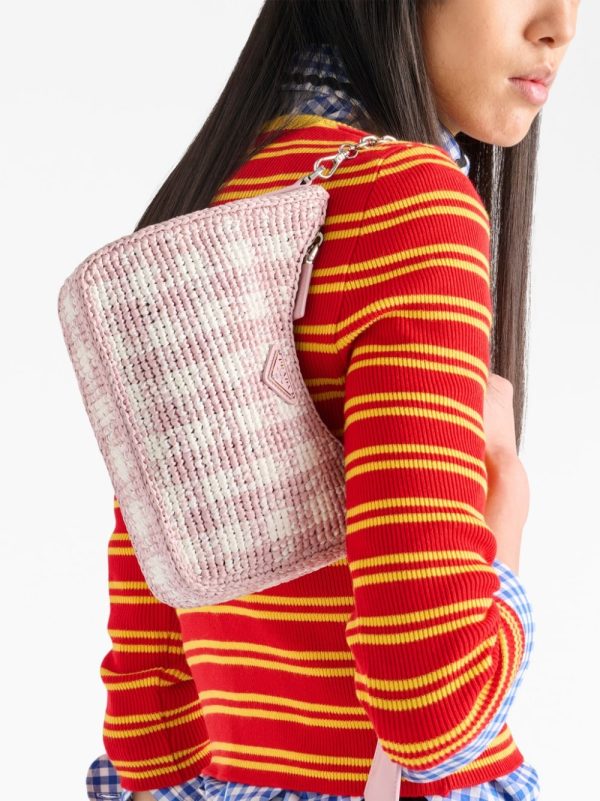 Prada Re-Edition crochet-knit mini bag - Image 7