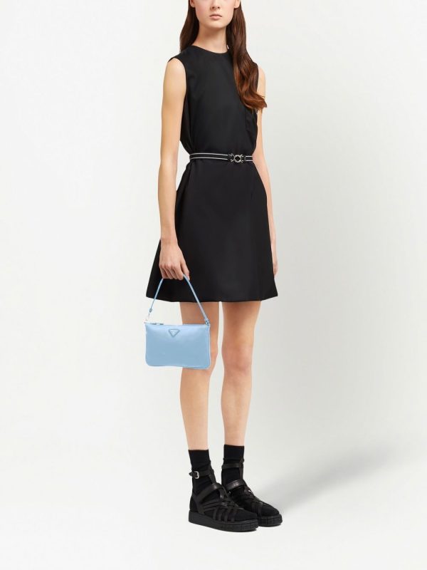 Prada Re-Nylon logo-plaque shoulder bag - Image 7