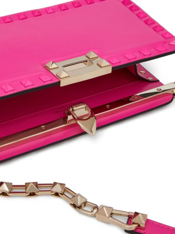 Valentino Garavani Rockstud leather clutch bag - Image 7