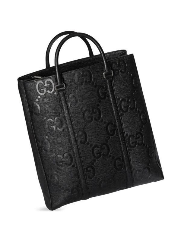 Gucci medium Jumbo GG leather tote bag - Image 7