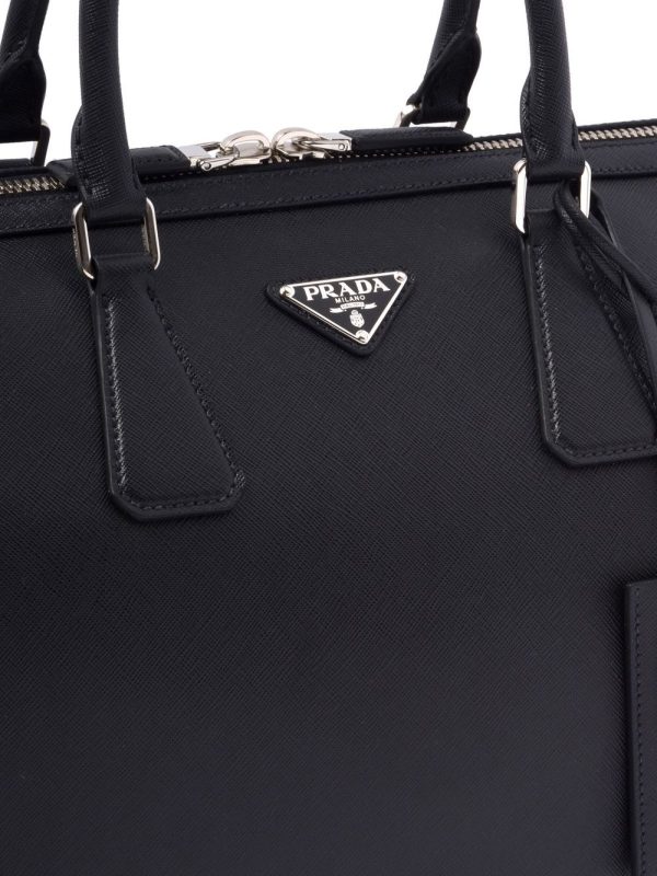 Prada Saffiano leather holdall - Image 7