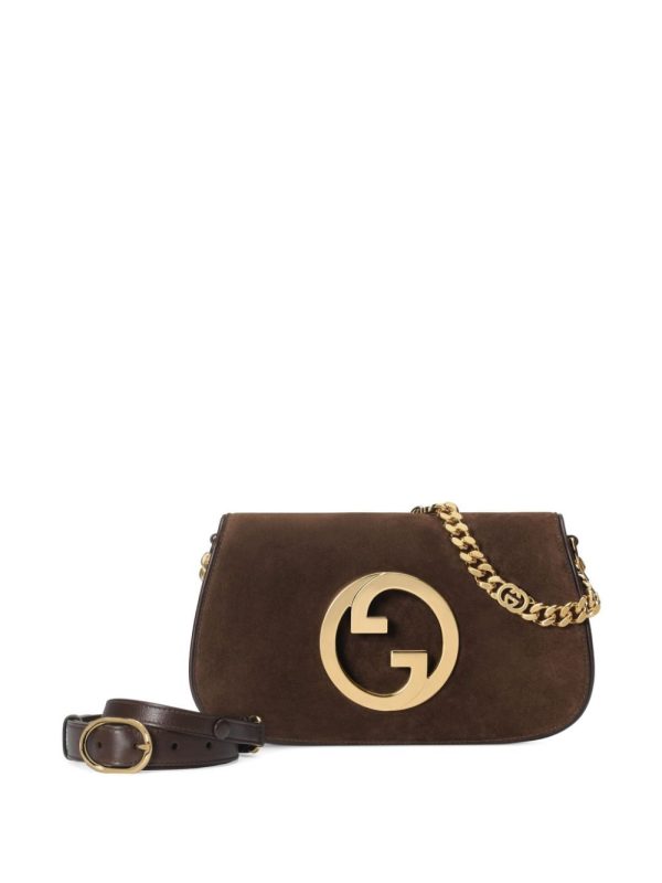 Gucci small Blondie suede shoulder bag - Image 7