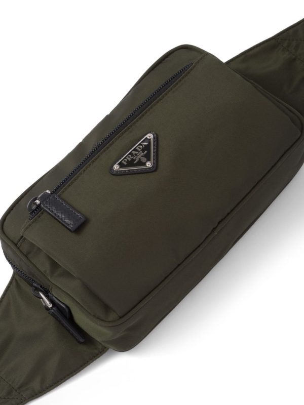 Prada Re-Nylon and Saffiano leather belt bag - Image 7