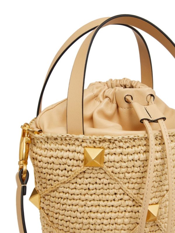 Valentino Garavani Roman Stud interwoven bucket bag - Image 6