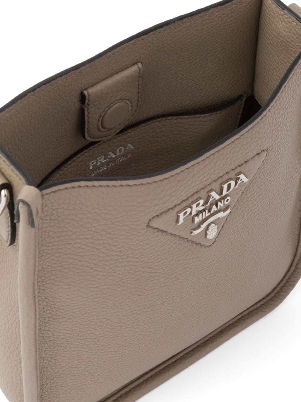 Prada mini logo-plaque shoulder bag - Image 7