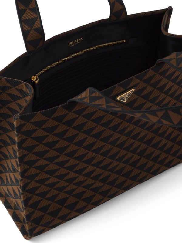 Prada çarge Symbole geometric-print tote - Image 7