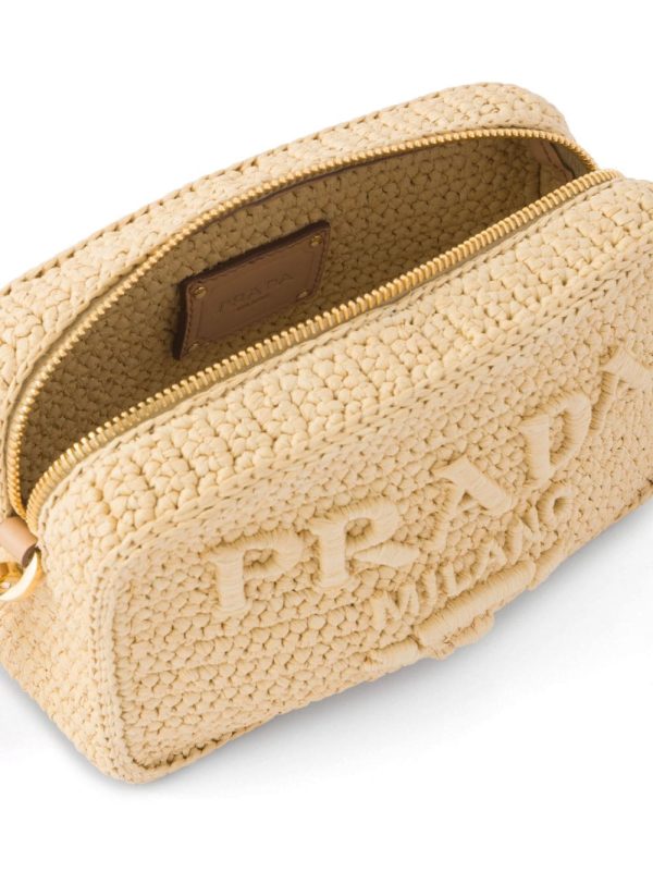 Prada raffia shoulder bag - Image 7