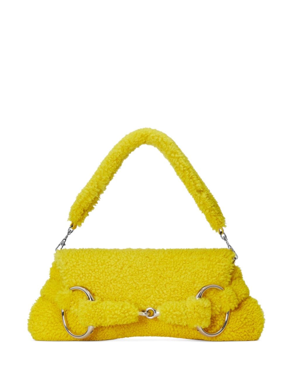 Gucci medium Horsebit shearling shoulder bag - Image 7
