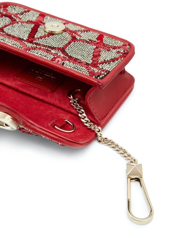 Valentino Garavani VLogo Signature bead-embellished mini bag - Image 7