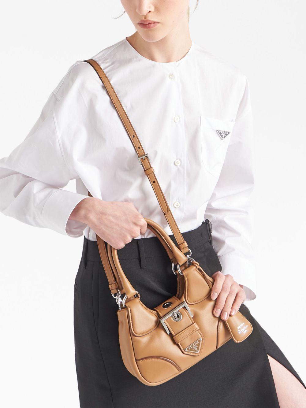Prada Moon padded nappa-leather mini bag - Image 7