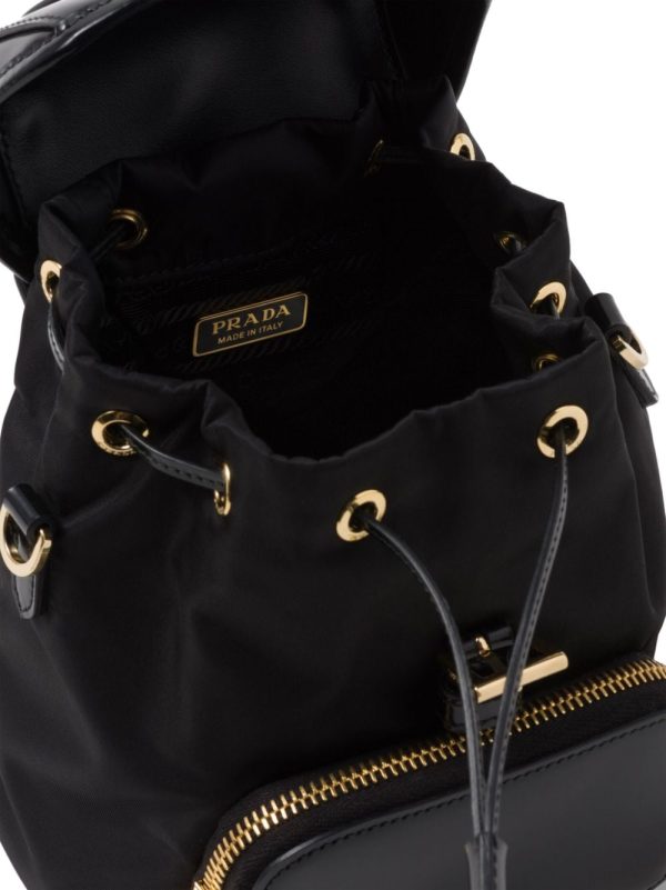 Prada Re-Nylon brushed leather backpack - Image 7