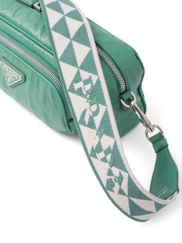 Prada logo-plaque shoulder bag - Image 7