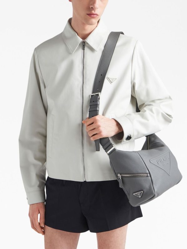 Prada debossed-logo detail shoulder bag - Image 6