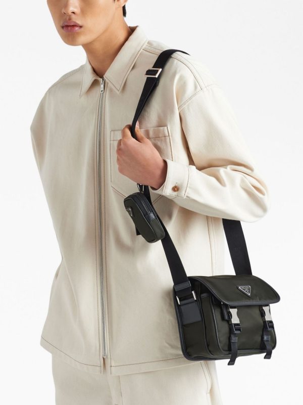 Prada Re-Nylon logo-plaque backpack - Image 7