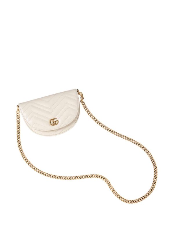 Gucci GG Marmont logo-lettering clutch bag - Image 7