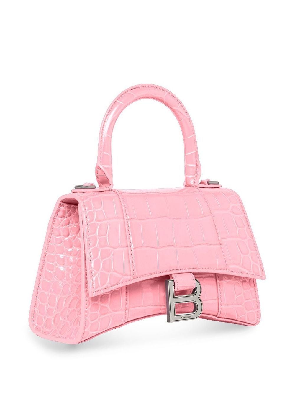 Balenciaga Hourglass crocodile-embossed handbag - Image 3