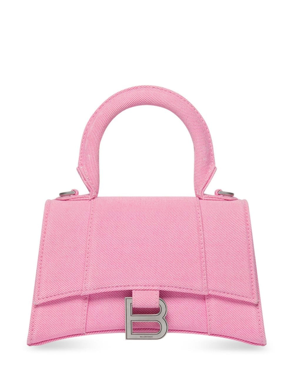 Balenciaga Hourglass XS denim tote bag