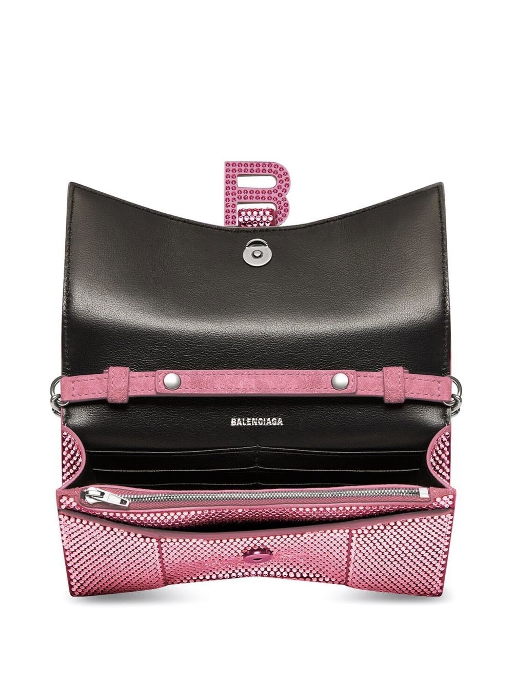 Balenciaga Hourglass rhinestone wallet bag - Image 4
