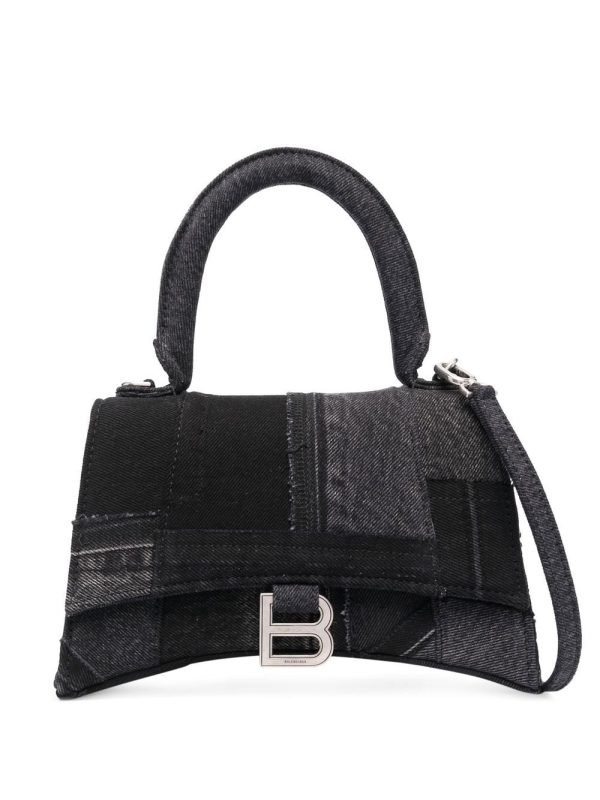 Balenciaga S Hourglass patchwork tote bag