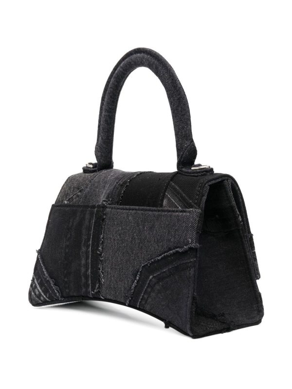 Balenciaga S Hourglass patchwork tote bag - Image 4