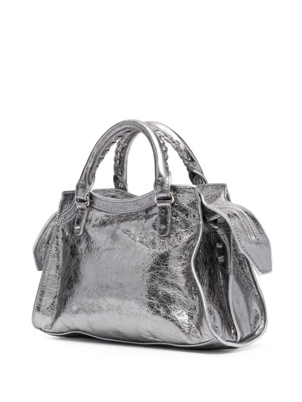 Balenciaga XS Neo Cagole metallic tote bag - Image 4