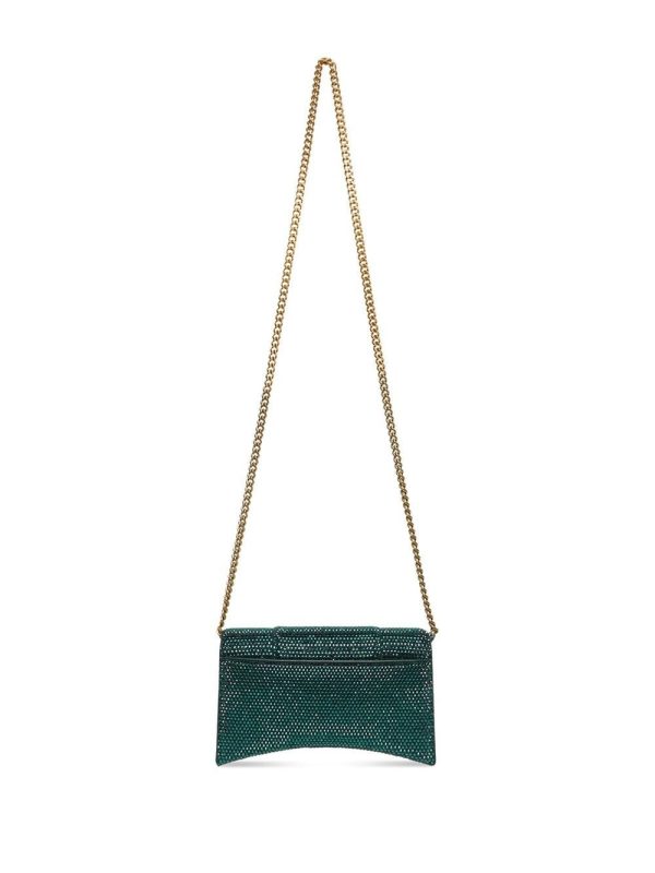 Balenciaga Hourglass crystal-embellished shoulder bag - Image 2