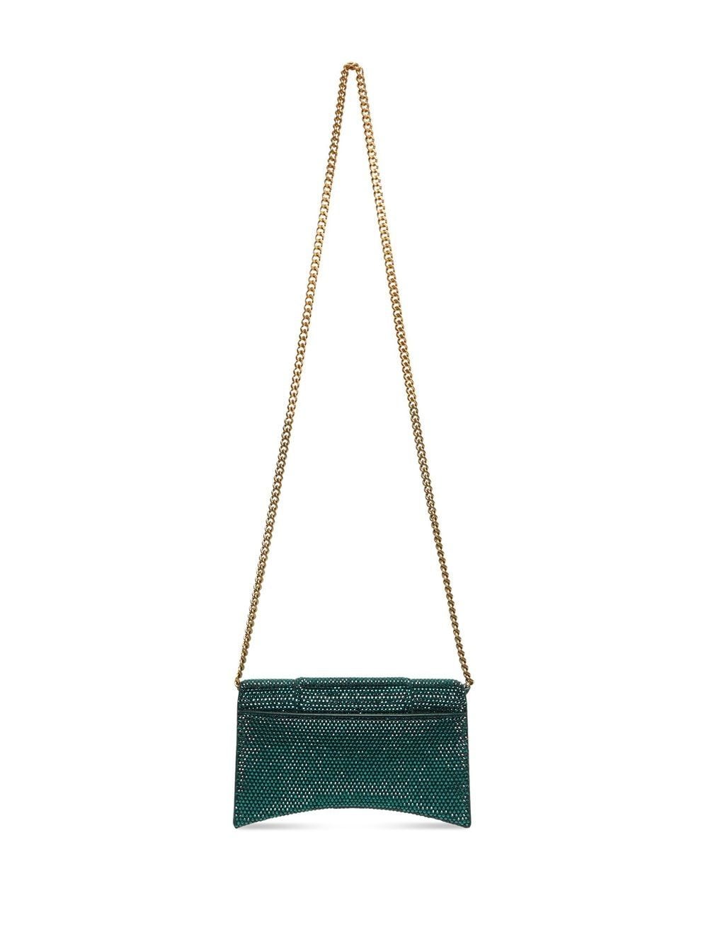 Balenciaga Hourglass crystal-embellished shoulder bag - Image 2