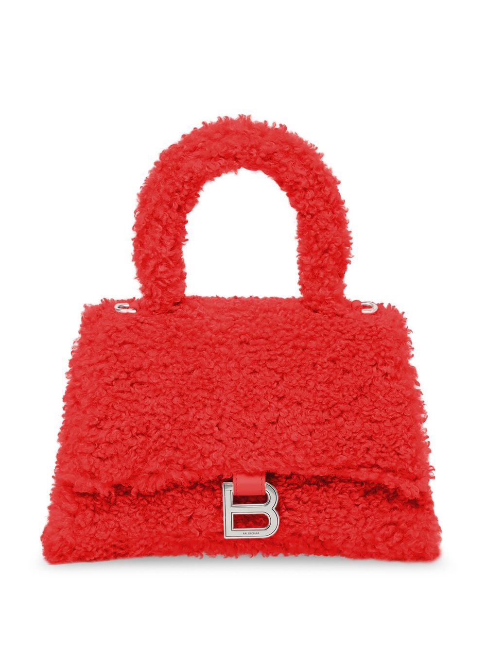 Balenciaga Furry Hourglass Small tote bag